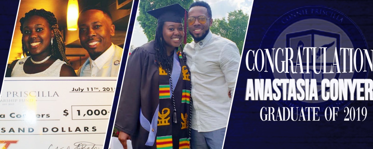 Congratulations to Anastasia Conyers Graduate of 2019